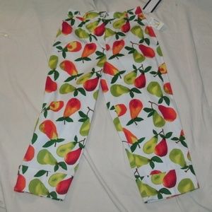 Cute Pair of Fruity Pear Pants by Harve Bernard
